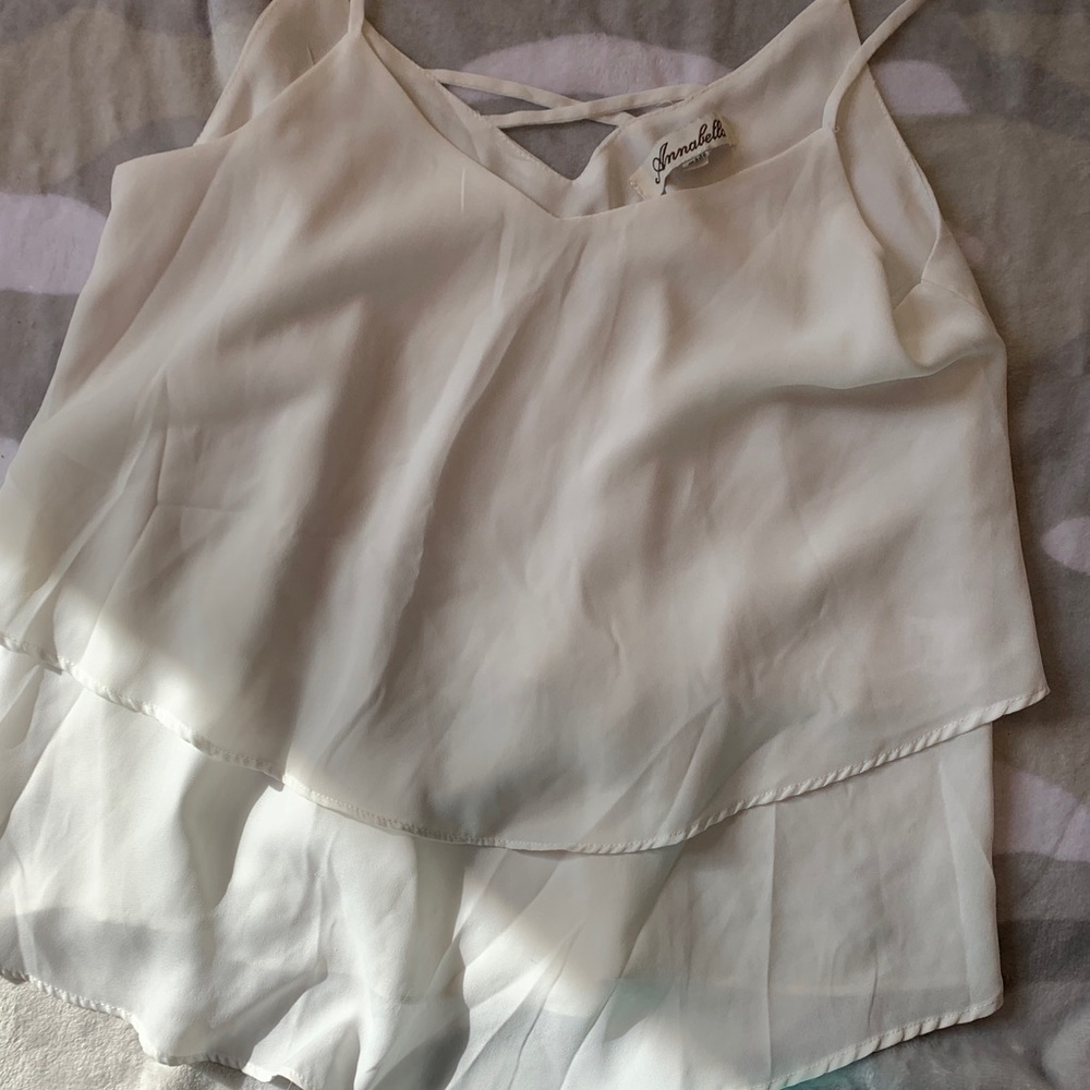 White tank top